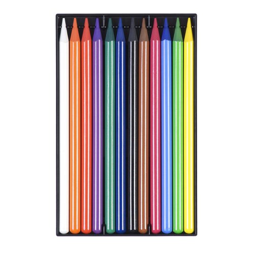 Koh-I-Noor Progresso Woodless Colored 12-Pencil Set, Assorted Colored Pencils (FA8756.12)