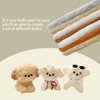 12 Pcs Extra Long Pipe Cleaners Craft Supplies Kit, Fuzzy Material Chenille Stems, Kids Creative DIY Crafts Pipe Cleaners Making Puppies and Other Animals