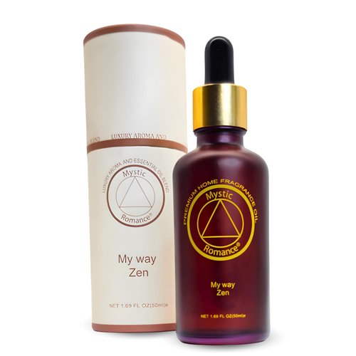 Mystic Romance My Way Zen Premium Home Fragrance Oil - for Aroma Oil Diffusers and Burner Oil Lamps (50ml, My Way Zen)