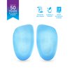 Heel That Pain Gel Plantar Fasciitis Insoles | Heel Seats Foot Orthotic Inserts, Heel Cups for Heel Pain and Heel Spurs | Patented | 100% Guaranteed | Medium (W 6.5-10, M 5-8)