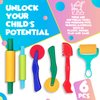 Clay and Play Dough Tools Six Piece Set - Ages 3 & Up DIMROM (6pcs)