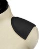Dritz 103562 53078-1 Shoulder Pads, Covered Set-in, 1/2-Inch, Black