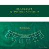 Poker Table Topper Blackjack Set – play Casino Games using the Texas Holdem Poker Set on Green Table Cloth or Black Jack Set on Green Felt Table Mat