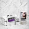 KISS Lift Up Complete Hair Bleach & Icy Silver Toner Kit, Gentle Conditioning Formula that Reduces Brassiness, Complete 6-Pc DIY Bleach Kit, ICE