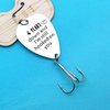 4th Anniversary Fishing Lure Gifts for Him 4 Years Down and I'm Still Hooked On You 4 Year Anniversary Present for Boyfriend Husband Wedding Anniversary Valentines Day Gift for Men