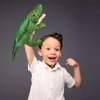 okegztoa Hand Puppet Crocodile Puppet,Puppet with Movable Mouth, Role Play Story Animal Puppets,Soft Stuffed Crocodile Hand Puppets for Kids