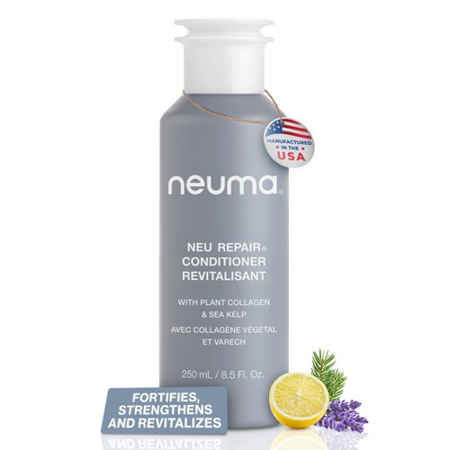 Neuma Neu Repair Conditioner 8.5 Fl. Oz. Sulfate Free Paraben Free Repairing Conditioner - Fortifies, Revitalizes, Strengthens, Nourishes, Moisturizes, Lemon, Lavender & Fir Needle Scent