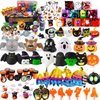 MSOOIIO Premium Halloween Party Favors Toys for kids,58PCS Cute Halloween Themed Toys, Assortment Kids Trick or Treat Party Favors Supplies,Treat Bag Stuffers Goody Bag Filler Halloween Treats Prizes