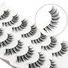 NINGLASH Wispy Lashes False Eyelashes Natural Look Fake Eyelash 14mm Faux 3D Mink Lashes Strips 7 Pairs Cat Eye Lash Pack