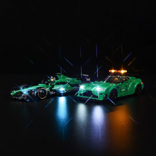 Kyglaring LED Lighting Kit, Compatible with Lego Speed Champions Aston Martin Safety Car Model,76925light Set (Lego Sets Not Included) Light Up Your Lego!