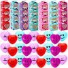 Lumiparty Valentines Day Gifts for Kids - 28 Pack Valentine Heart Shape Stress Balls with Heart Boxes, Stress Relief Smile Face Squeeze Toys for Party Favors