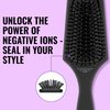 Ergo Mini Ionic Polishing Paddle Brush - Small Detangling Hair Brush for Wet & Dry Use - Professional Hair Care Styling Tool (ER500)