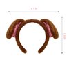DaliDali Dog Ears Headband, Puppy Ears Headband Animal Ears Dog Costume for Halloween Festival Party Dog Headband Hairband for Makeup and Face Washing(Golden Retriever, Brown, 1Pack)