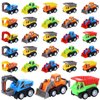 15 Pieces Mini Construction Car Toys Small Truck Toy Kit Mini Pull Back Vehicles Excavator Truck Tractor Kids Party Favors Pinata Stuffers Easter Fillers for Kids Child Play Set Gifts
