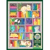 Cobble Hill 1000 Piece Puzzle - Rainbow Cat Quilt - Sample Poster Included