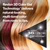 Revlon Colorsilk Beautiful Color Permanent Hair Color with 3D Gel Technology & Keratin, 100% Gray Coverage Hair Dye, 37 Dark Golden Brown