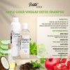 Rastta Locs Apple Cider Vinegar Deep Cleansing, Clarifying and Detox pH balanced Shampoo with Aloe Vera and peppermint oil residue removal for dreads, twists, braids and locs (1 bottle 8 oz.)