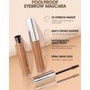 Waterproof Tinted Eyebrow Gel Taupe & Clear Brow Setting Glue, Liquid Mascara Eye Brow Cream, Long Lasting Smudge-Proof Brow Filler Makeup Set,Brow Fast Sculp, Halloween Thanksgiving for Girl Wome- 05