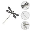 4Pcs Silver Dragonfly Hair Clip,Wedding Retro Antique Barrette,Bridal Headdress Head Wear Styling Hair Accessories for Girls Ladies Bobby Pins Hair pins French Hair Styling Pins Hair Care