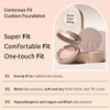 MOONSHOT KOREA Conscious Fit Cushion Foundation Flawless Coverage,Glass skin,Long-Lasting, Lightweight, Buildable Coverage,k-beauty (21N Cosmic Vanilla, [refill] Conscious Fit Cushion)