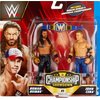 Mattel WWE Roman Reigns vs John Cena Championship Showdown Action Figure 2-Pack with Universal Championship, 6-inch