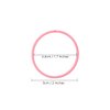 DS. DISTINCTIVE STYLE Hair Rubber Bands 50 Pieces 2.5 mm Elastic Hair Bands Hair Ties Ponytail Holders - Pink