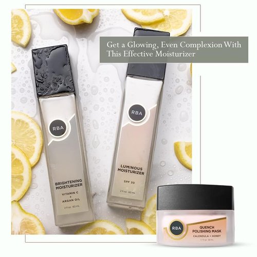 RBA Skincare's Brightening Vegan Moisturizer to Reduce Dark Spots - Daily Lightweight Face Moisturizer with Shea Butter and Vitamin C - Restorative Anti-Aging Day and Night Cream | 2 fl oz