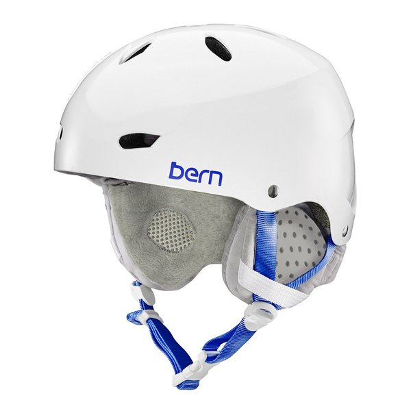 Bern Brighton Snowboard Helmet Womens (Gloss White, X-Small/Small)