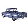 1966 Chevy C10 Fleetside Pickup Truck, Dark Blue - Motormax 73355 - 1/24 Scale Diecast Model Toy Car, unisex-children