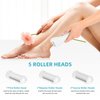Callus Remover for Feet, Nicebirdie Electric Foot File Callus Removers Rechargeable Waterproof Pedicure Tools Foot Scrubber Shaver Feet Care Tool for Cracked Heels Dead Skin （Green）