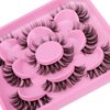 Natural Cluster Lashes 3D False Eyelashes Wispy Individual Lashes Natural Look Faux Mink Lashes that Look Like Extensions by Focipeysa