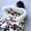 Petparty® Adorable Leopard Dog Coat for Dog Hoodie Dog Clothes Soft Cozy Pet Clothes (Leopard,L)