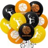 Basketball Party Supplies Happy Birthday Banner, Sneakers Basketball Cake Topper & Basketball Themed Balloons for Kids, Teenagers, Boys and Basketball Fans, Slam Dunk Basketball Party Decoration