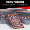 Strategic Fit Premium Snug Fit Clear Card Sleeves for Games - 500 Trading Card Sleeves - Standard Size Card Protector Sleeves - Ideal as MTG Card Sleeves - Soft Plastic Card Sleeves for Collectors