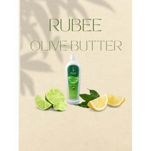 Rubee Olive Butter Moisturizing Body Lotion - Non-Greasy Lotion for Dry Skin - 16.9 oz Shea Butter, Aloe Vera Lotion - Sensuously Scented for Men & Women - Hydrating Body Lotion - Skin Care Essentials