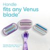 Gillette Venus ComfortGlide Freesia Women's Razor Refills, 4 Refills