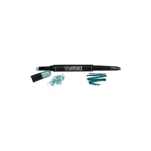 Susan Posnick, COLOREYEDEFINE (Tourmaline/Aquamarine) - Natural Eye Makeup: 4 in 1 Eyeliner, Liner As Shadow, Eye Shadow, Brow Wand/USA