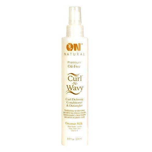 On Natural Coconut Milk Curl-N-Wavy Curl Defining Leave In Conditioner & Detangler (Pack of 3)