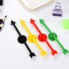 Tatuo 120 Pieces 4 Inch Arrow Spinners Board Game Spinner Plastic Arrow Game Spinners for School Party Supplies, 6 Colors