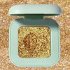 Single Portable Glitter Eye Shadow 12 Colors,Highly Pigmented Long Lasting Makeup Set With Mirror (105# Gold brown)
