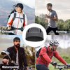 Skull Cap Helmet Liner Beanie, Cooling Mesh Cycling Running Hat for Men Women, Fits Under Helmets (Black & Black)