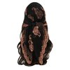 Floerns Women's Flower Embroidery Hair Scarf Headband Sheer Lace Hair Bandana Black One-Size