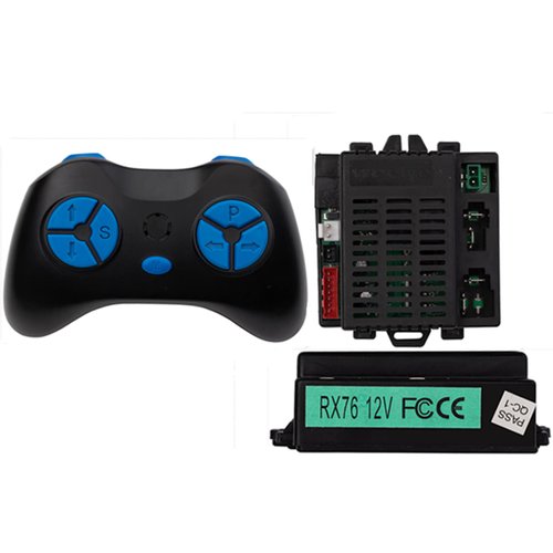 2.4G Bluetooth Remote Control and RX76 12V FCCE Control Box, Motherboard Receiver Kit for Children Electric Ride On Car Replacement Parts