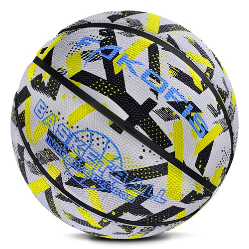 FAKOFIS Kids Basketball Size 3(22"),Youth Basketballs Size 5(27.5") for Play Games Indoor Backyard Outdoor Park Beach & Pool, Beginner Training Basketball