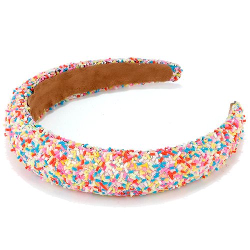 Atoden Padded Headbands for Women Head Bands for Women's Hair Non Slip Colorful Beaded Headbands Wide Fashion Womens Headbands Cute Hair Bands Hair Hoops Girls Hair Accessories Gifts (Colorful)