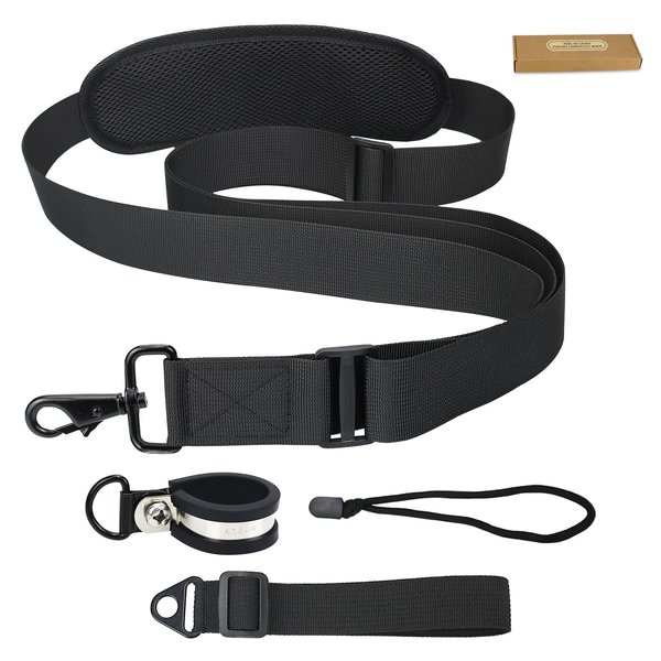 TIANAO Long Trimmer Strap, Reliable Shoulder Strap, Weed Eater Strap That Can Ease Your Work, Compatible with Leaf Blower/String Trimmers/Hedge Trimmer/Multi Head System/Blower.