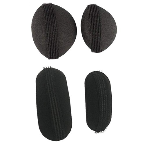 4 Pcs Black Volume Hair Base Styling Insert Tool Hair Clip Padding Updo Hair Maker Accessories fo...