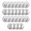 Houseables Silver Dollar Coin Holders, Coins Protectors, Eagle Capsules, 40mm ID, 25 Pack, Plastic, Clear, Air-Tite Storage Case, American Collectors Supplies, Airtite Collection Containers