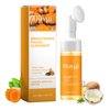 HOYGI Turmeric Face Wash, Turmeric Facial Cleanser, Turmeric Foaming Cleanser for All Skin, 3.38 Fl Oz/pcs
