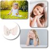 2 Pcs Hair Clips Girls Hair Clips Hair Bows PU Leather Alligator Clips for Toddler Girls Kids